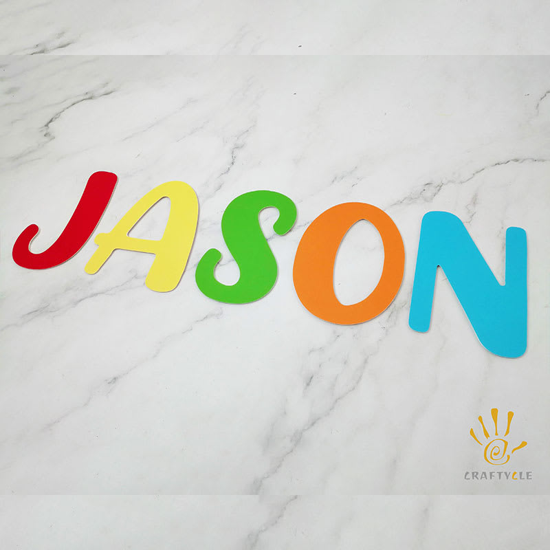 Cut-Out Personalised Colourful Cocomelon Wall Decorations - Image 2