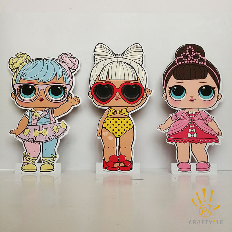 Centerpiece LOL Dolls Personalised - Image 3