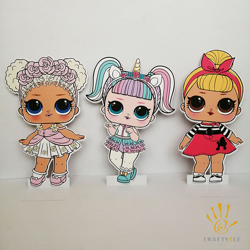 Centerpiece LOL Dolls Personalised