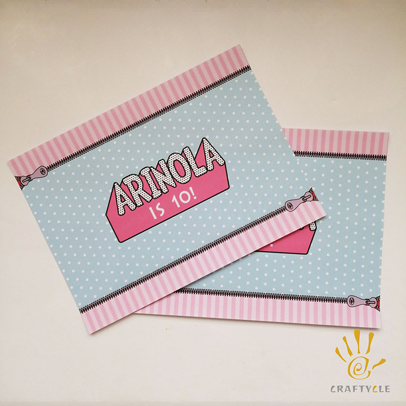 Placemat LOL Dolls Personalised Birthday Table Mat