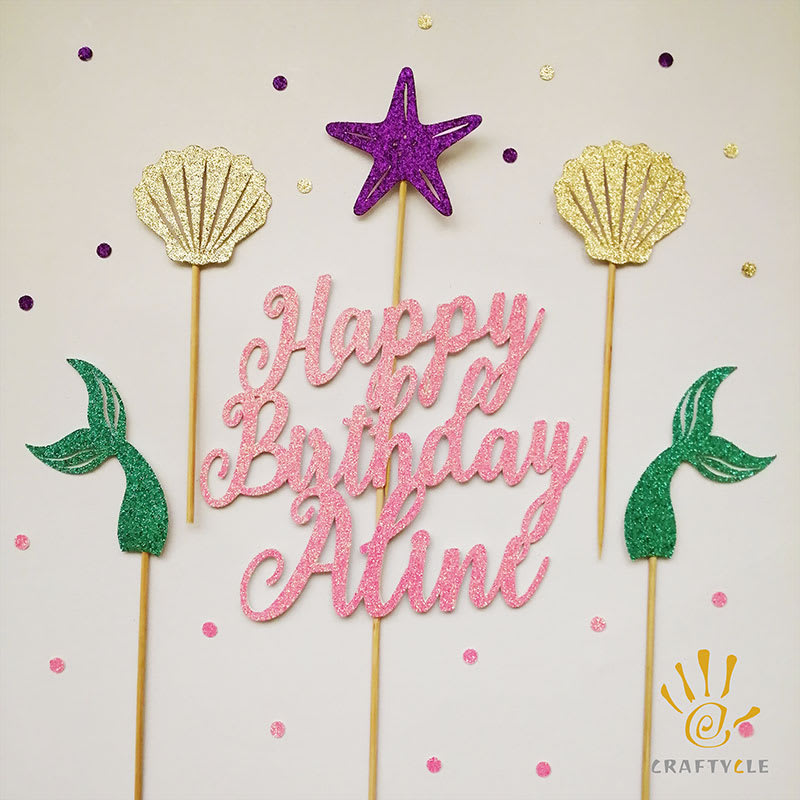 Cake Topper Under The Sea Personalised Cake Topper