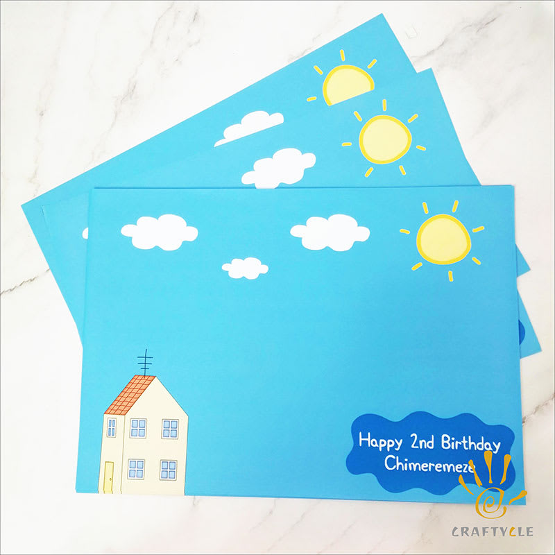 Peppa Pig Personalised Birthday Party Placemat Tablemat