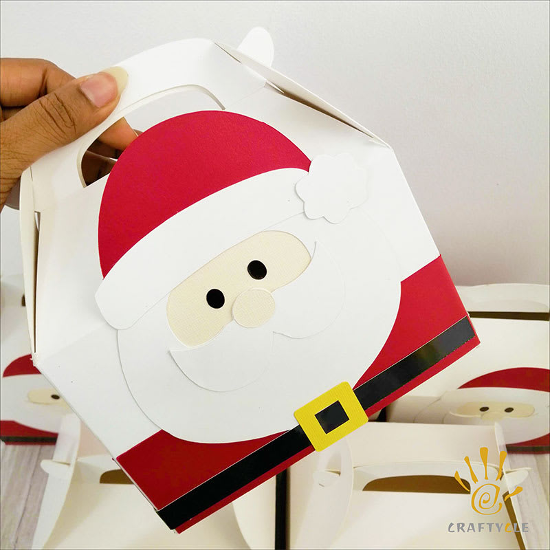 Favour Christmas Santa Clause Gable Boxes - Image 2