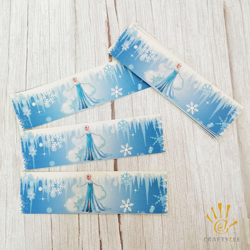 12pcs Waterbottle Label Frozen Theme Elsa Anna Party Birthday Decorations Waterbottle Wrap