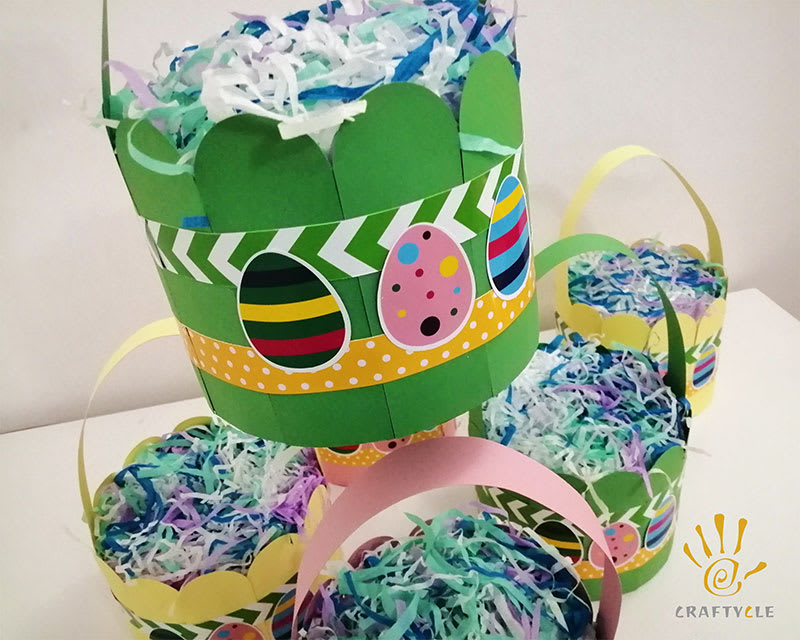 Centerpiece Easter Egg Bunny Happy Easter Basket Centerpiece Birthday Package Party Decorations - Image 2