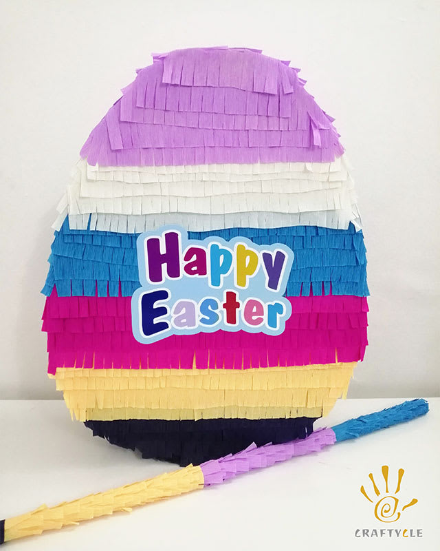 Pinata Easter Egg Bunny Happy Easter Pinata Party Decorations