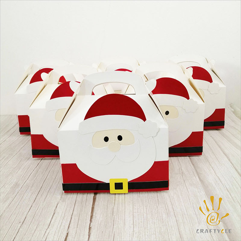 Favour Christmas Santa Clause Gable Boxes