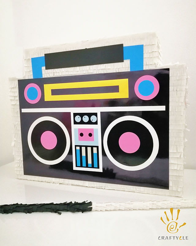 Pinata Personalised Birthday Hip-Hop Party 80s 90s Old School Theme Pinata Party Decorations