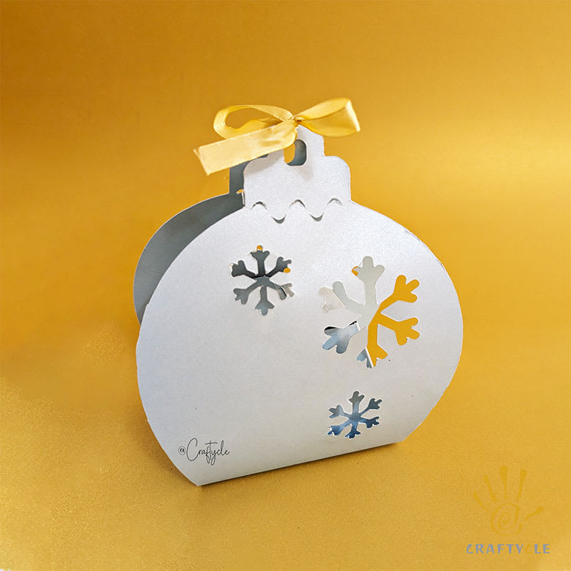 Snow Ball Treat Candy Boxes 6pcs