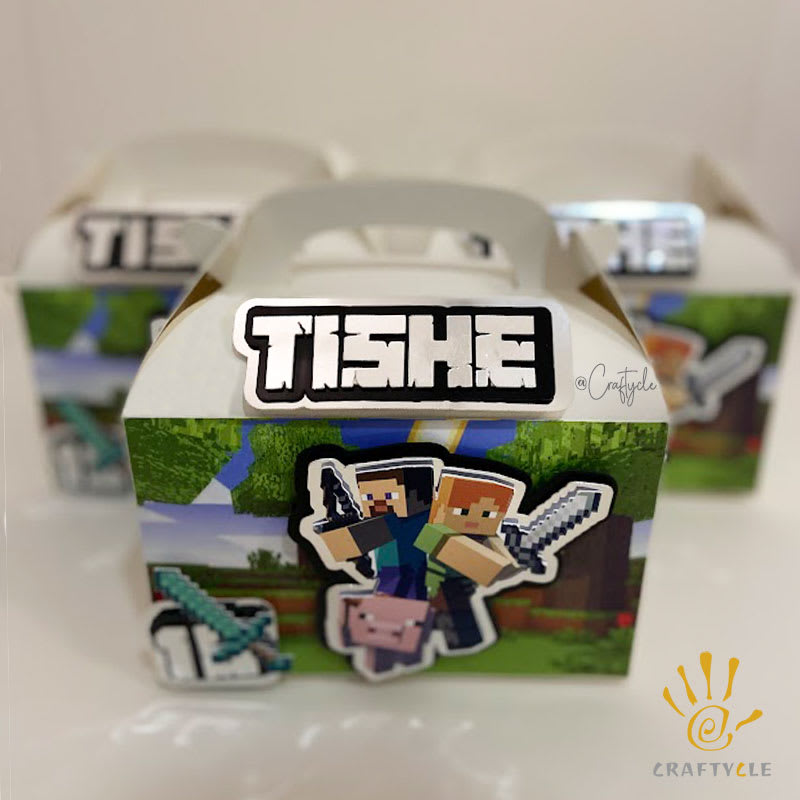 Roblox Theme Treat Gable Party Pack Boxes Bags - Image 2