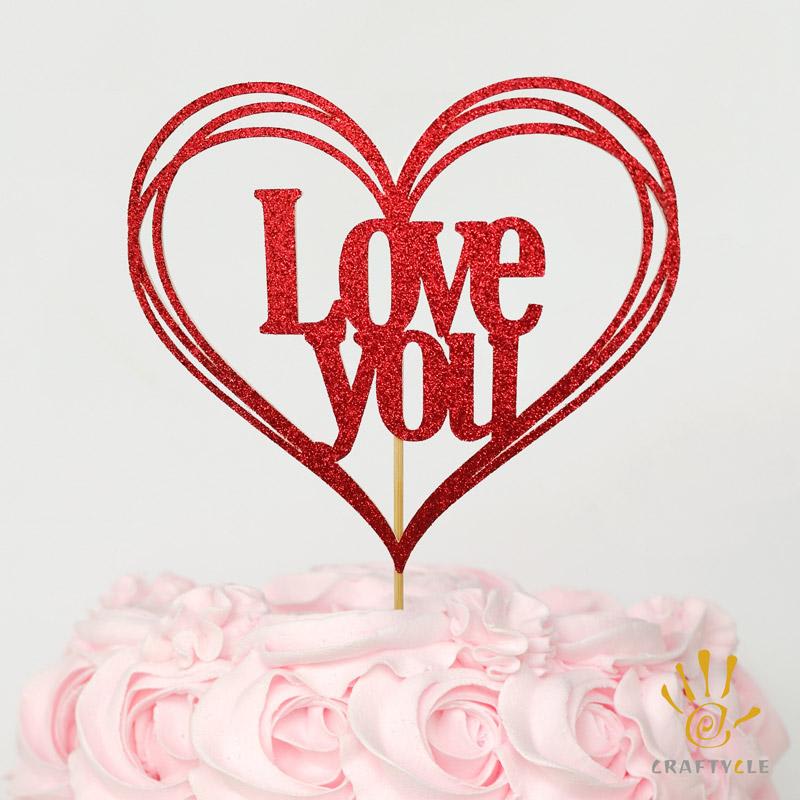 Cake Topper - Love You