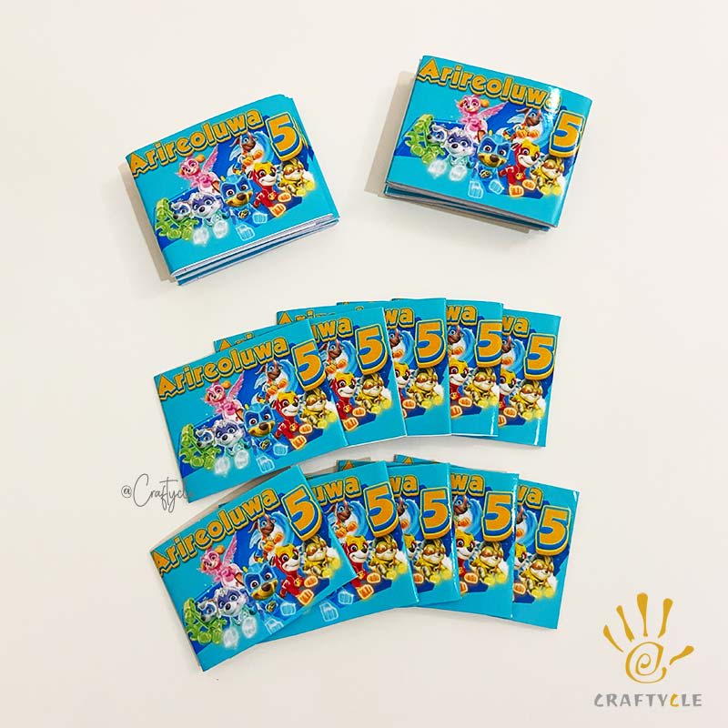 Mighty Pups Paw Patrol Napkin Cutlery Wrap Holder