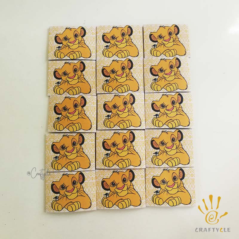 Lion King Napkin Cutlery Wrap Holder