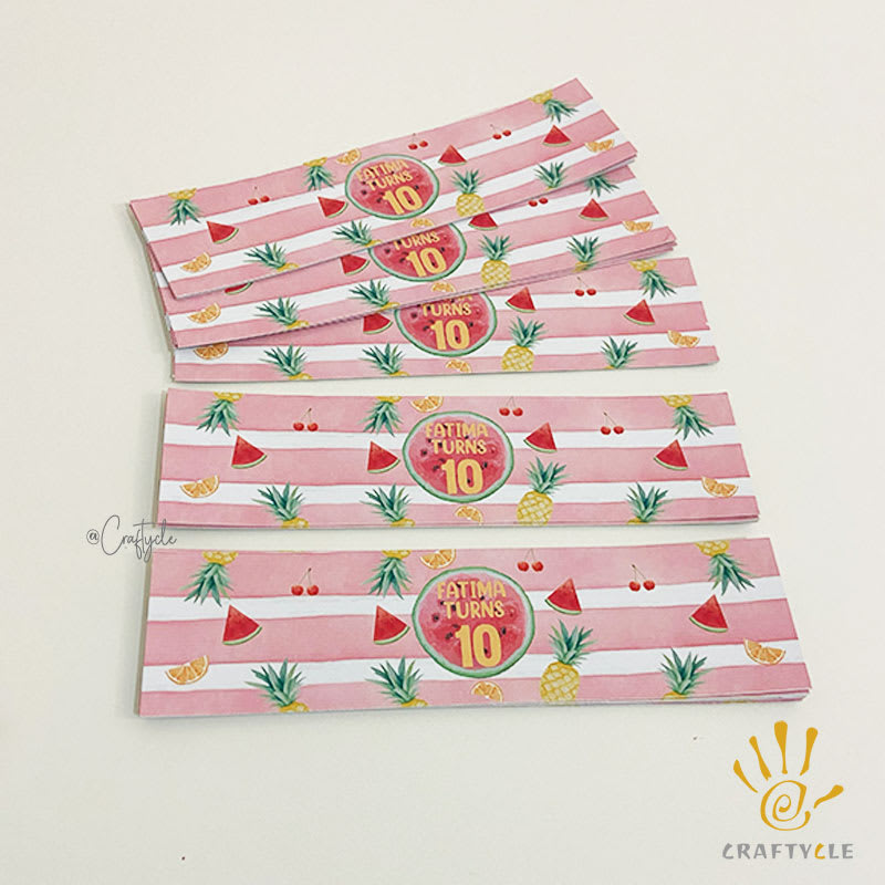 Fruits Water Bottle Wrap Holder