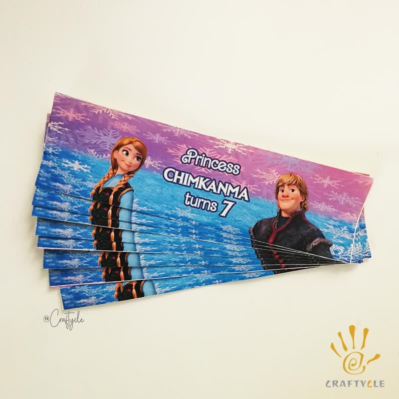 Frozen Anna Water Bottle Wrap Holder