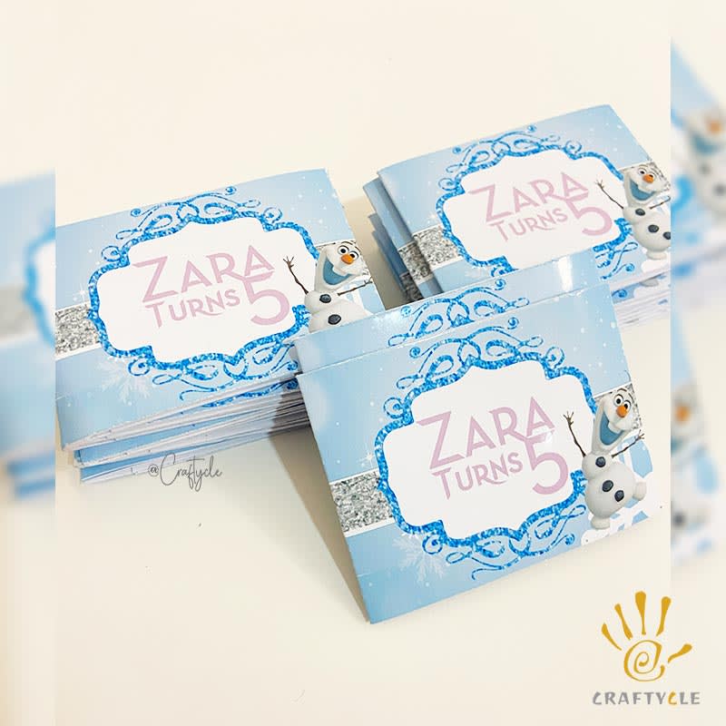 Frozen Napkin Cutlery Wrap Holder