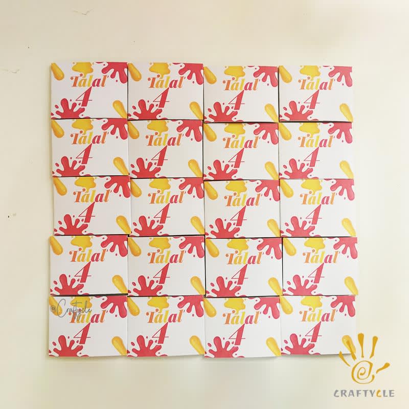 Art Painting Napkin Cutlery Wrap Holder