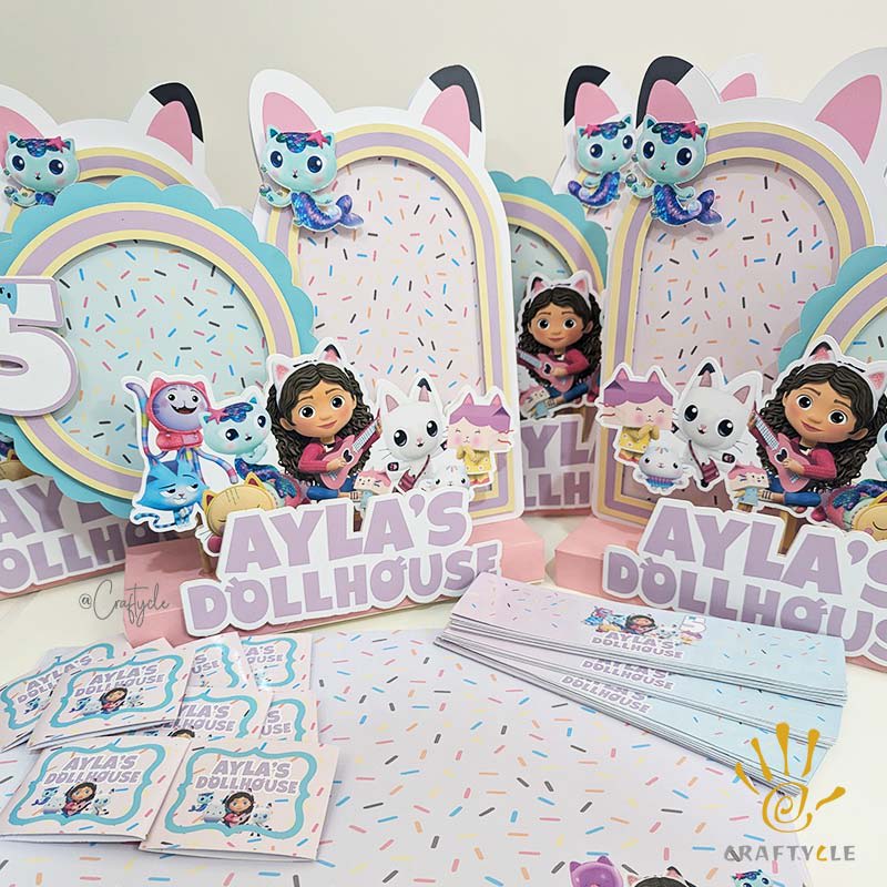 Gabbys Doll House Kids Party Craft Decor Centerpiece