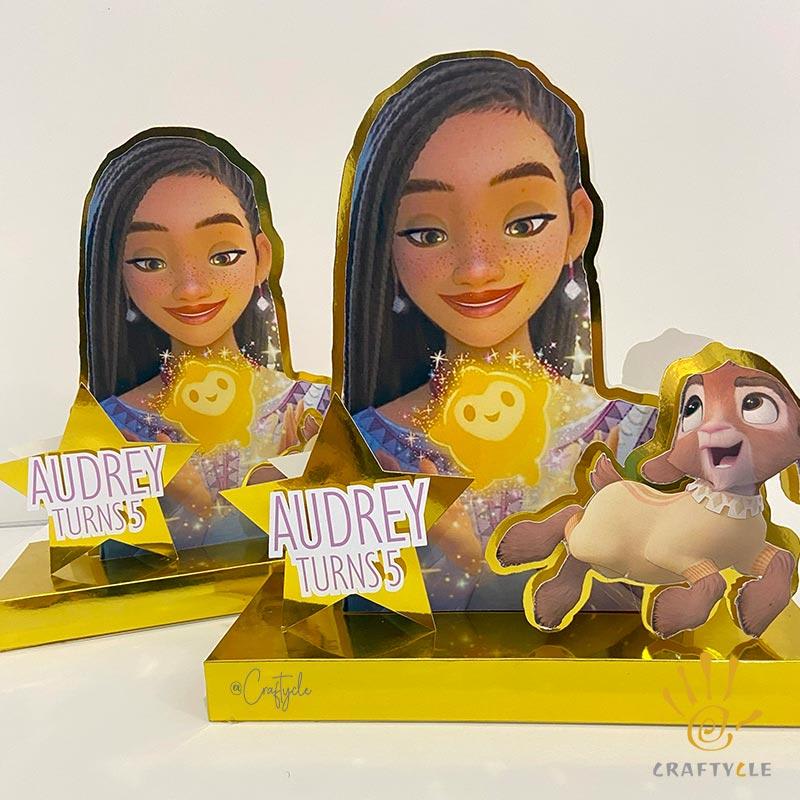 Disney Wish Kids Party Craft Decor Centerpiece - Image 2