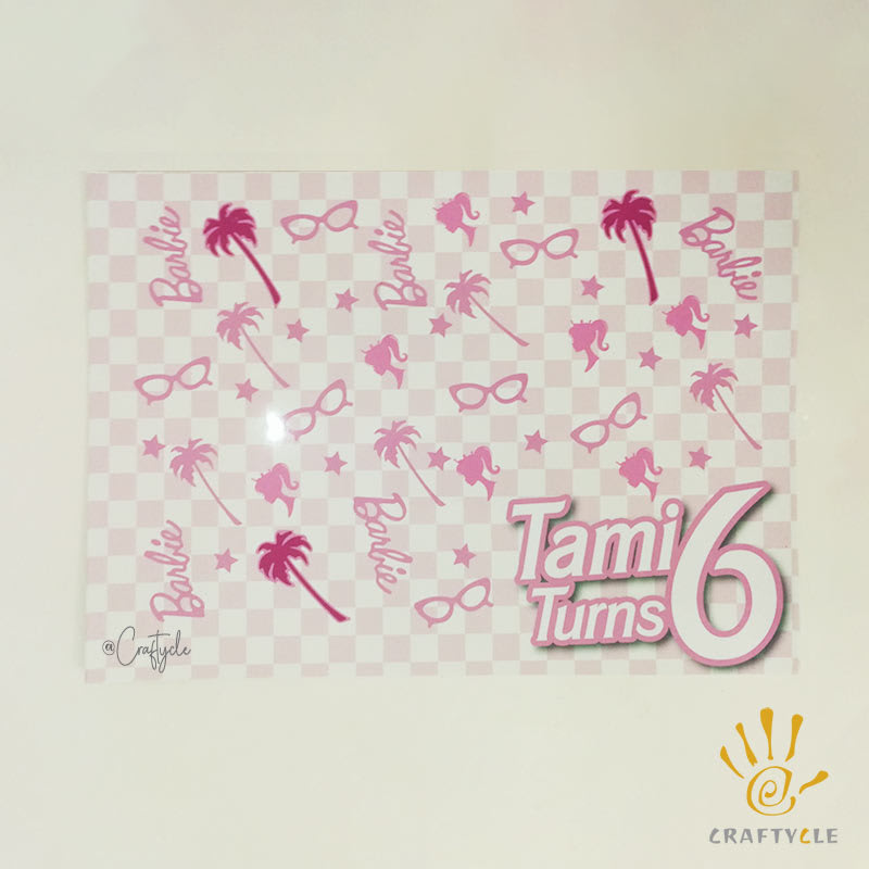 Barbie Placemat Print Party Decorations