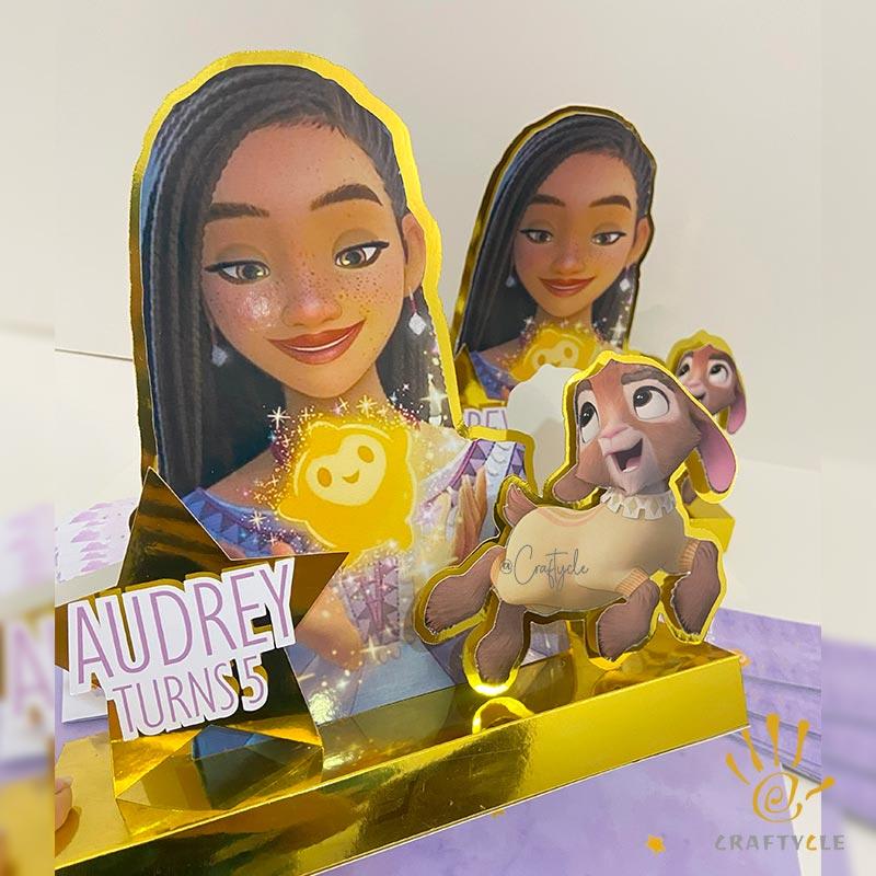 Disney Wish Kids Party Craft Decor Centerpiece - Image 3