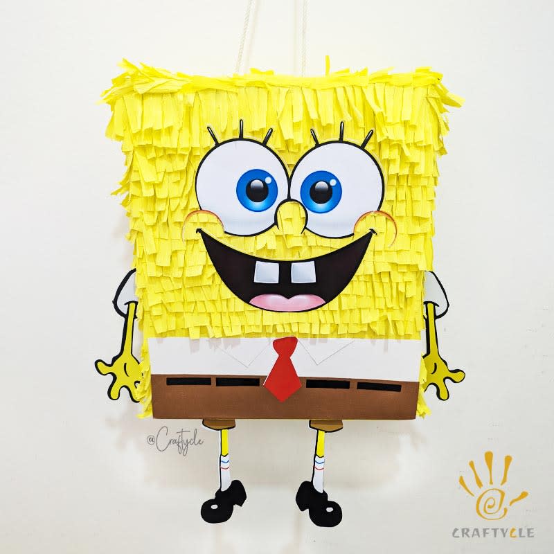 Spongebob Square Pants Kids Party Pinata Activity Game Candy Decorations