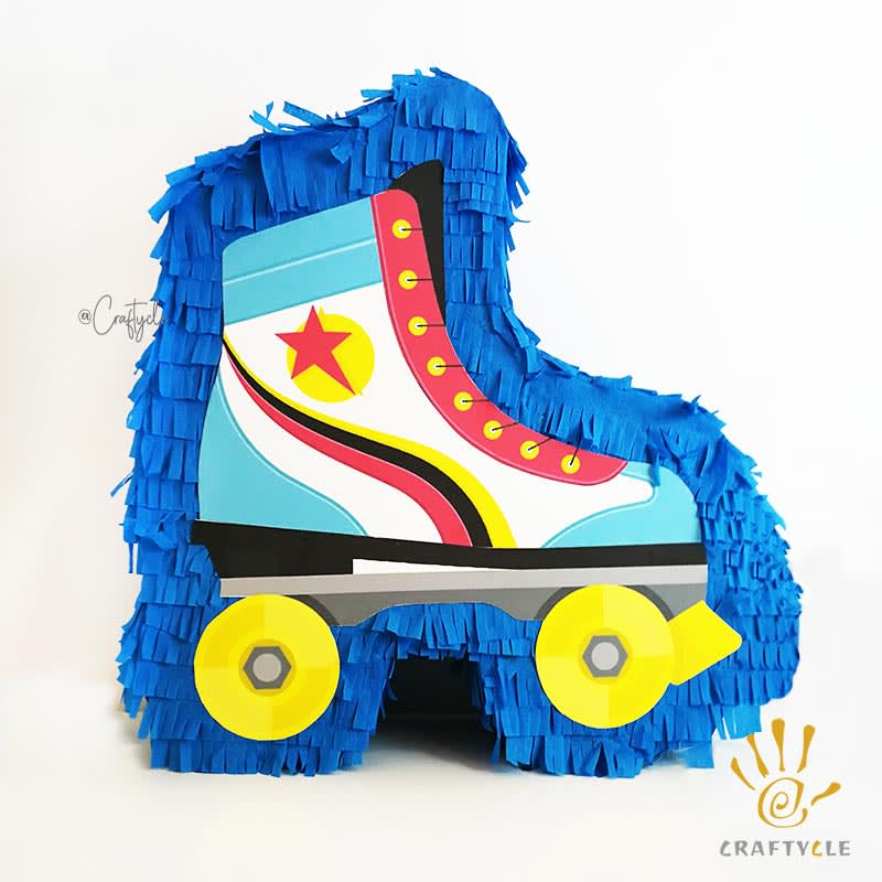 Roller Skate Kids Party Pinata Activity Game Candy Decorations
