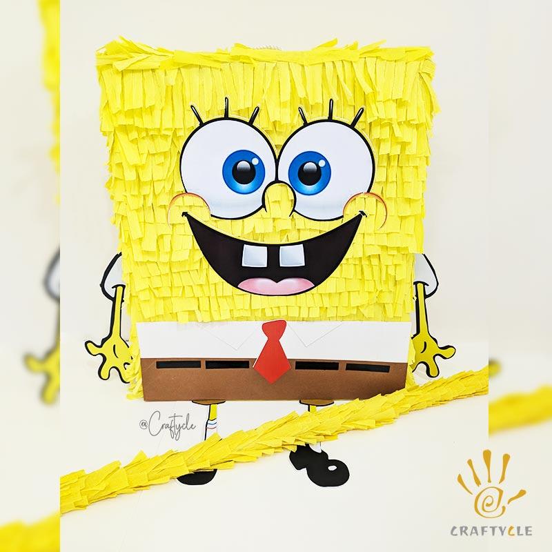 Spongebob Square Pants Kids Party Pinata Activity Game Candy Decorations - Image 2