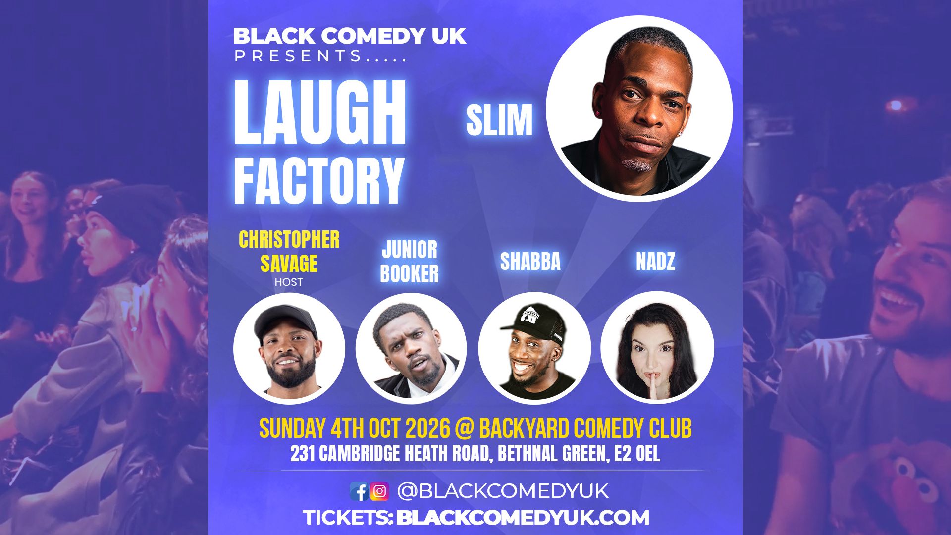Black Comedy UK Presents – Laugh Factory