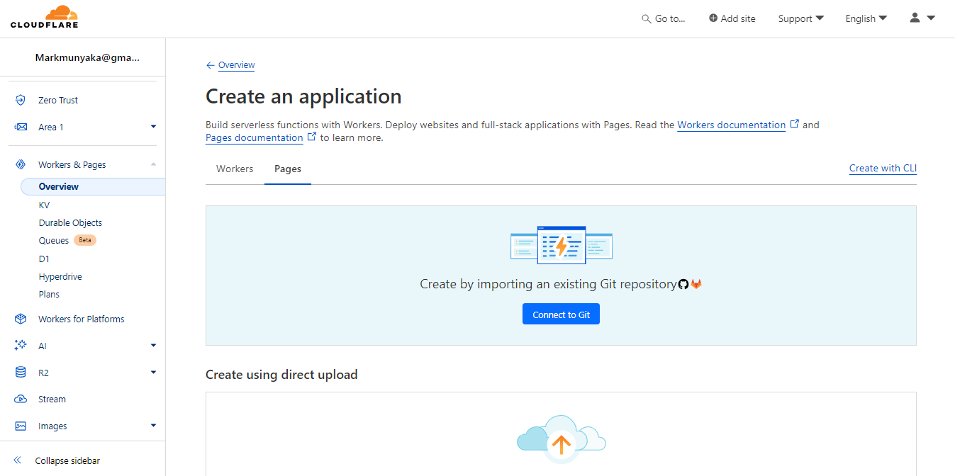 Cloudflare Dashboard