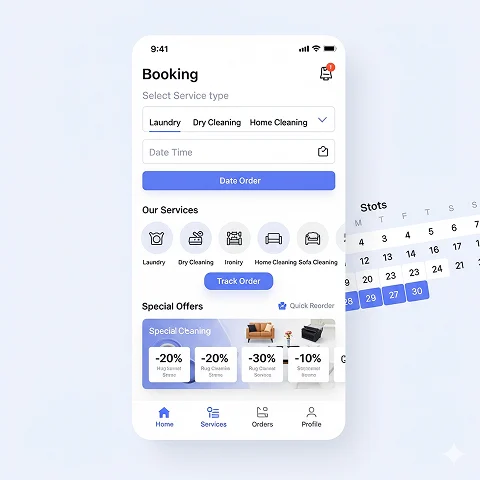 Laundry & Cleaning Service Apps