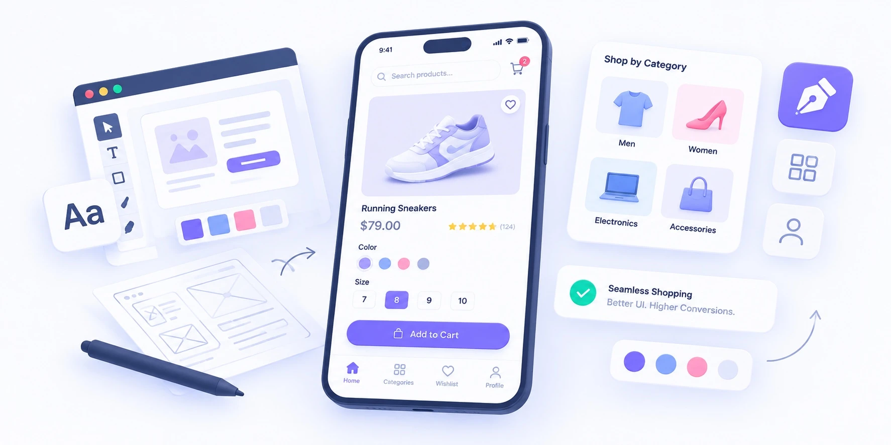 UI/UX Design for E-Commerce Platforms