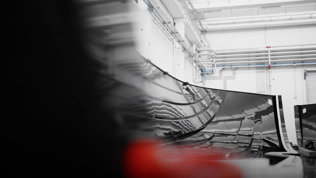 Foto dei processi produttivi e degli stabilimenti Cranchi Yachts