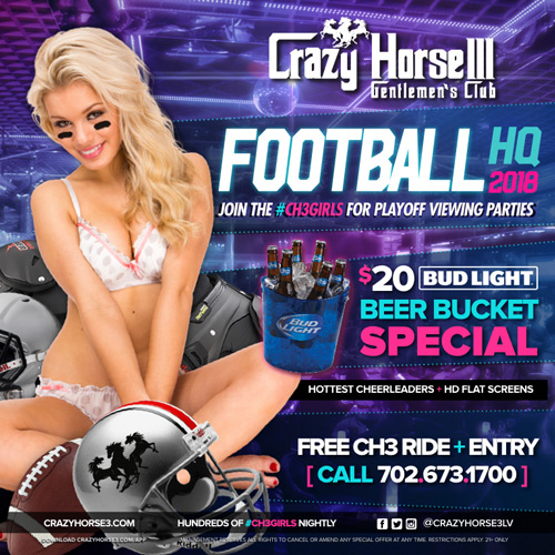 Crazy Horse 3 Best Gentlemen's Club to Watch Football