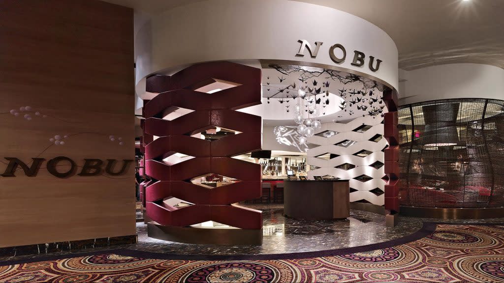 Nobu restaurant inside Caesars Palace is one of many iconic dining choices