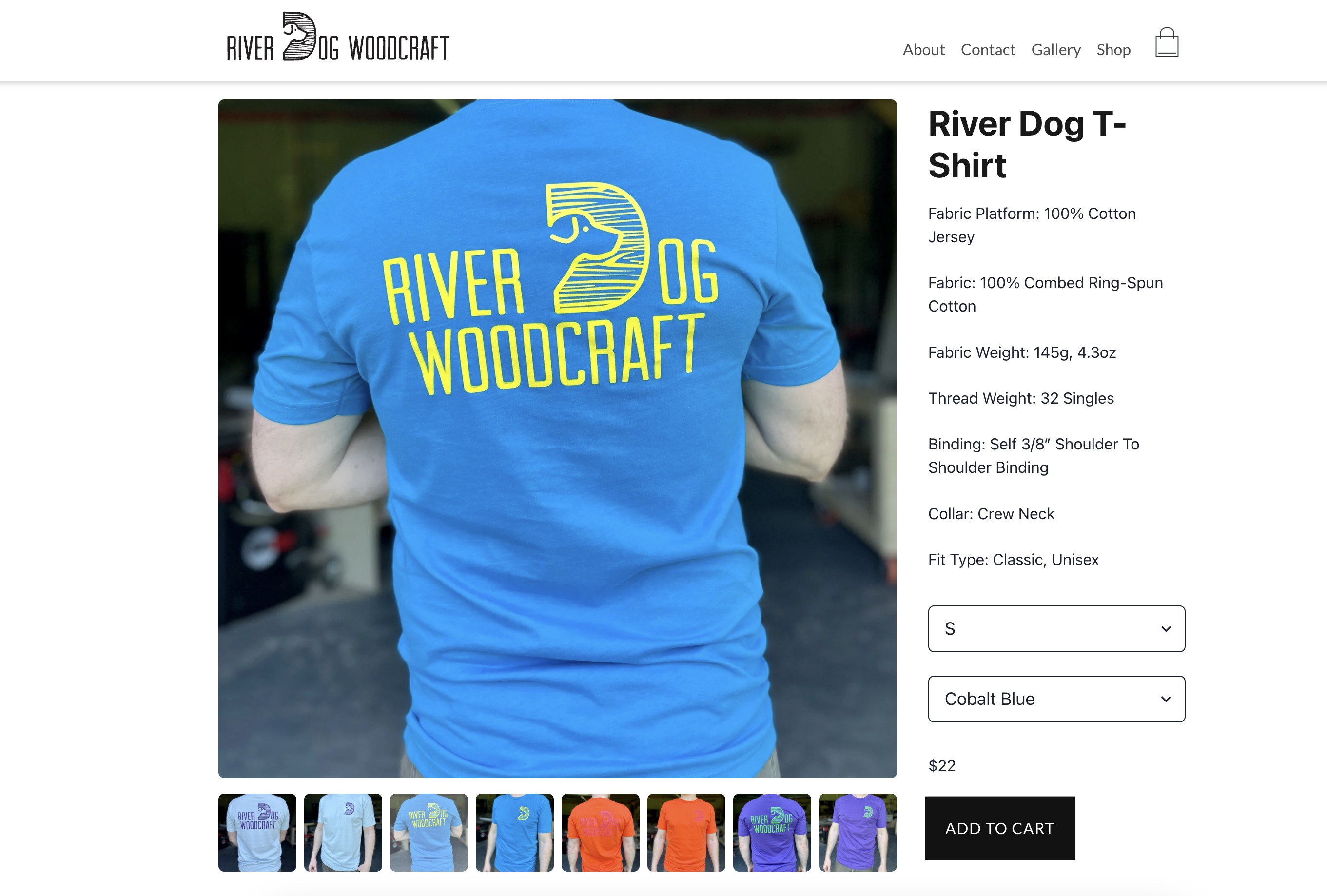 Website mockup