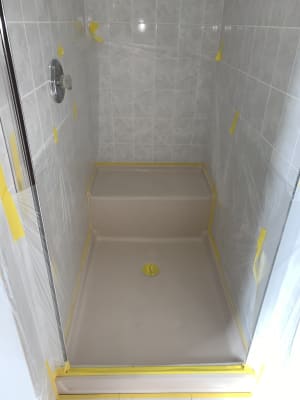 Shower before thermoglazing