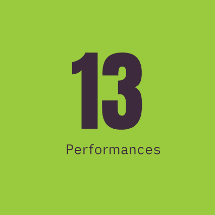 13 performances