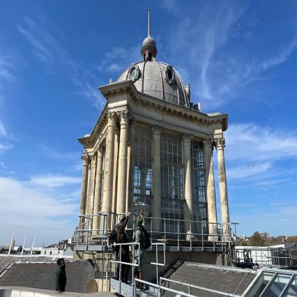 On the roof of the Kursaal Palace Southend