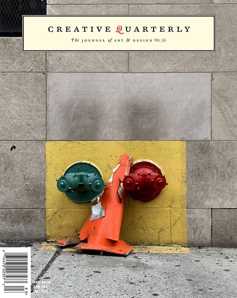 Creative Quarterly Cover 56. Image by Jodi Gerbi