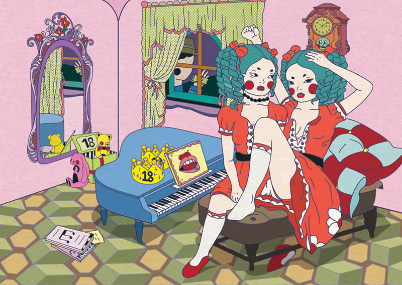 Illustration project by Mujie Sun