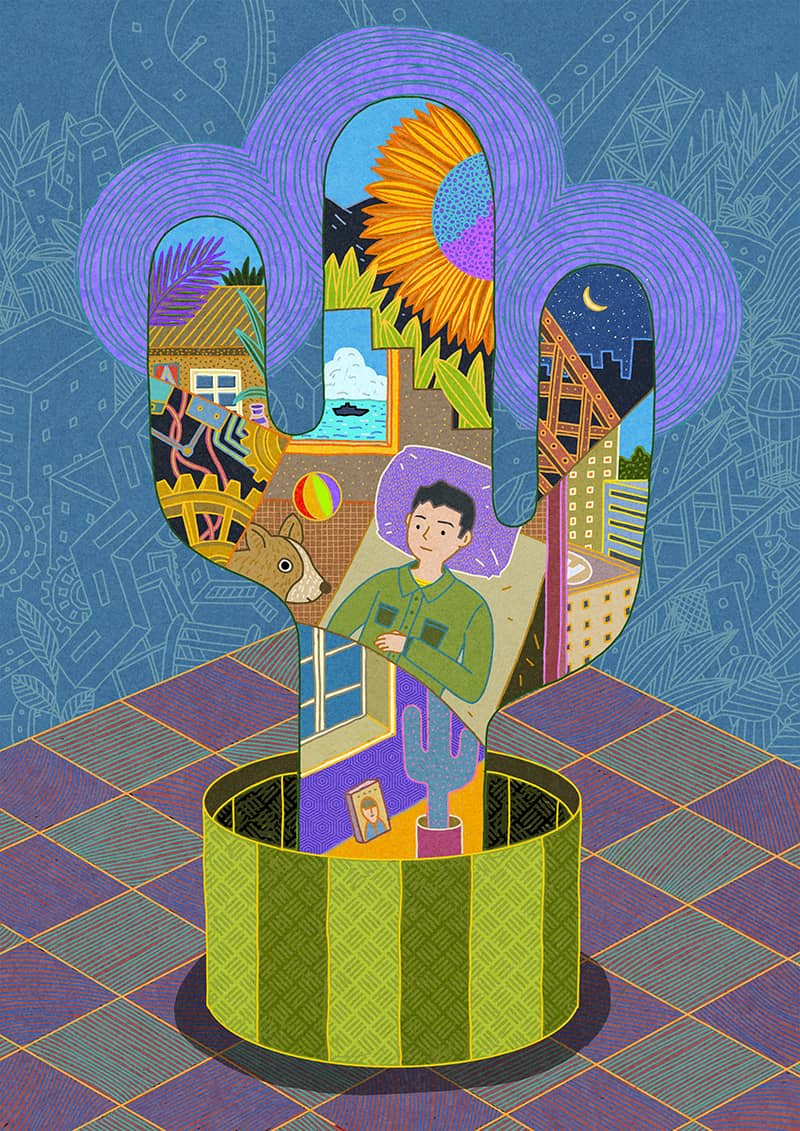 Illustration project by Hiroshi Watanabe