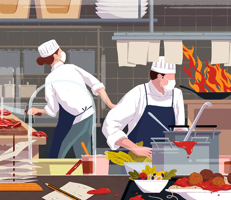 Illustration project by Xi Lin