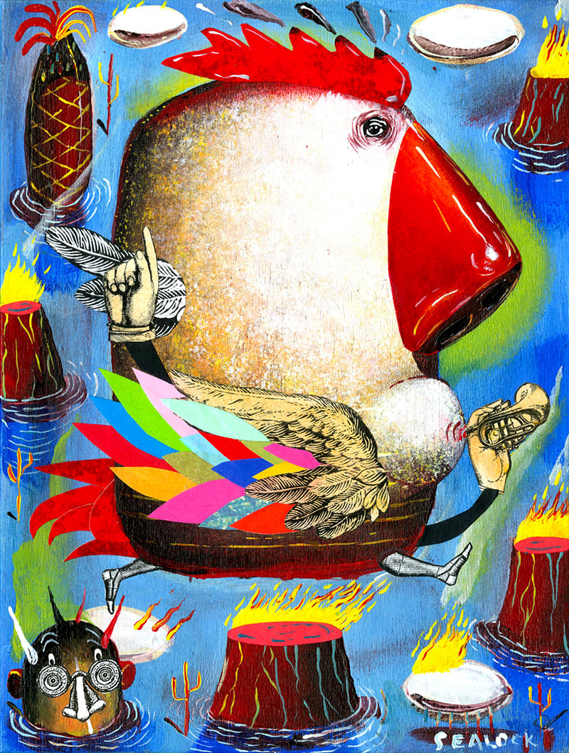 Illustration project by Rick Sealock