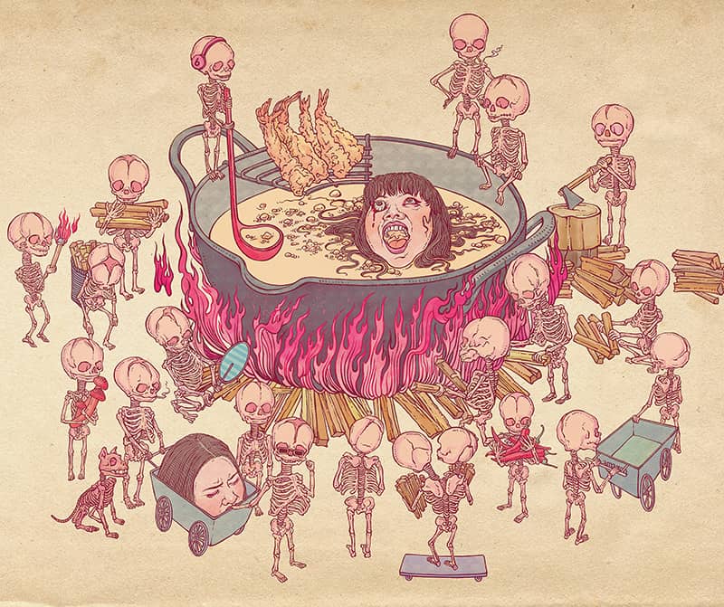 Illustration project by Zhiyu You