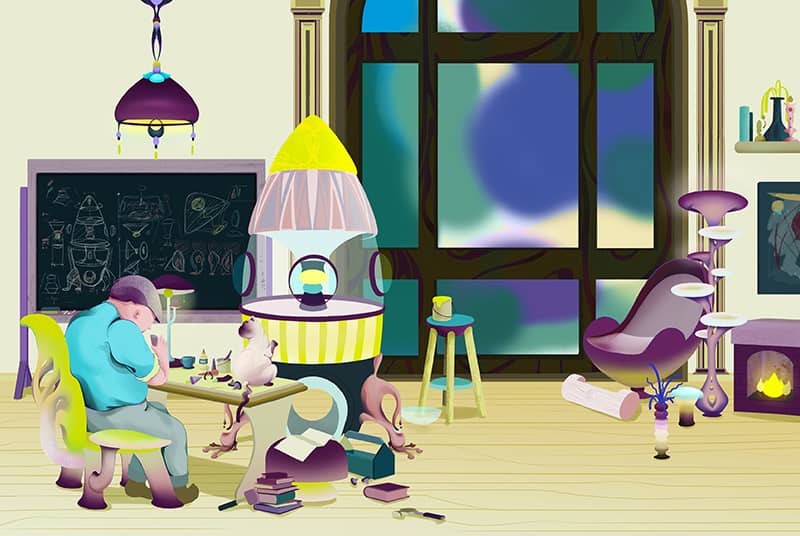 Illustration project by Haley Jiang