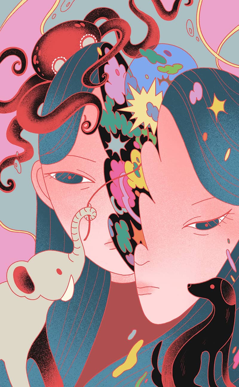 Illustration project by Tiffany Wei