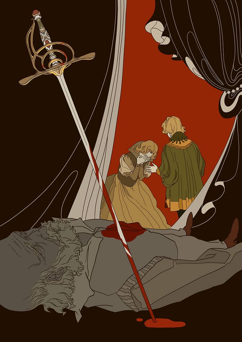 Illustration project by Rachel Bao