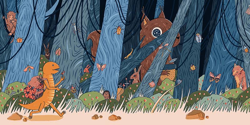 Illustration project by Zhiwen Tang 