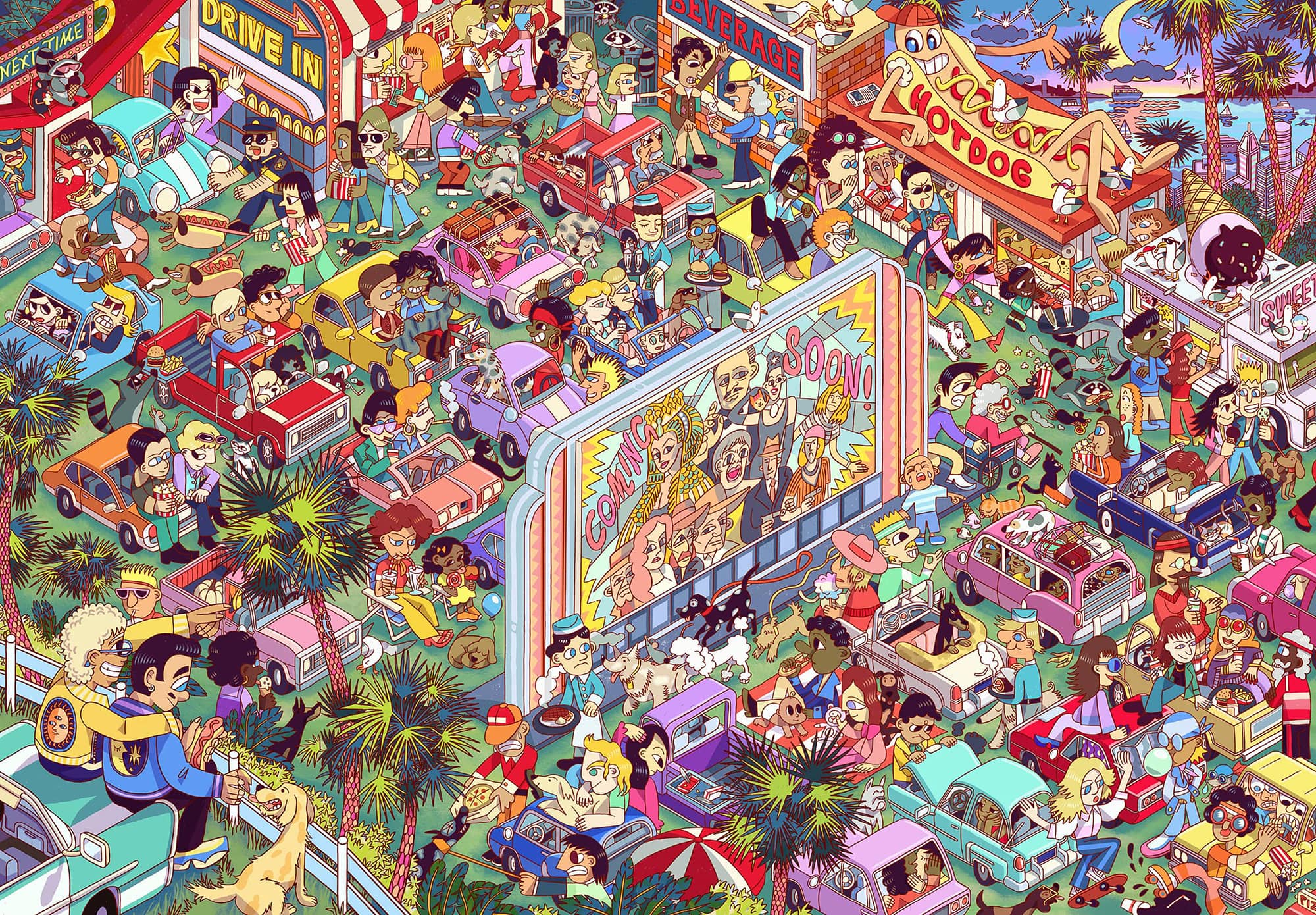 Illustration project by Xuandong Zhou 